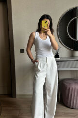 Beyaz Basic Atlet Beyaz - M