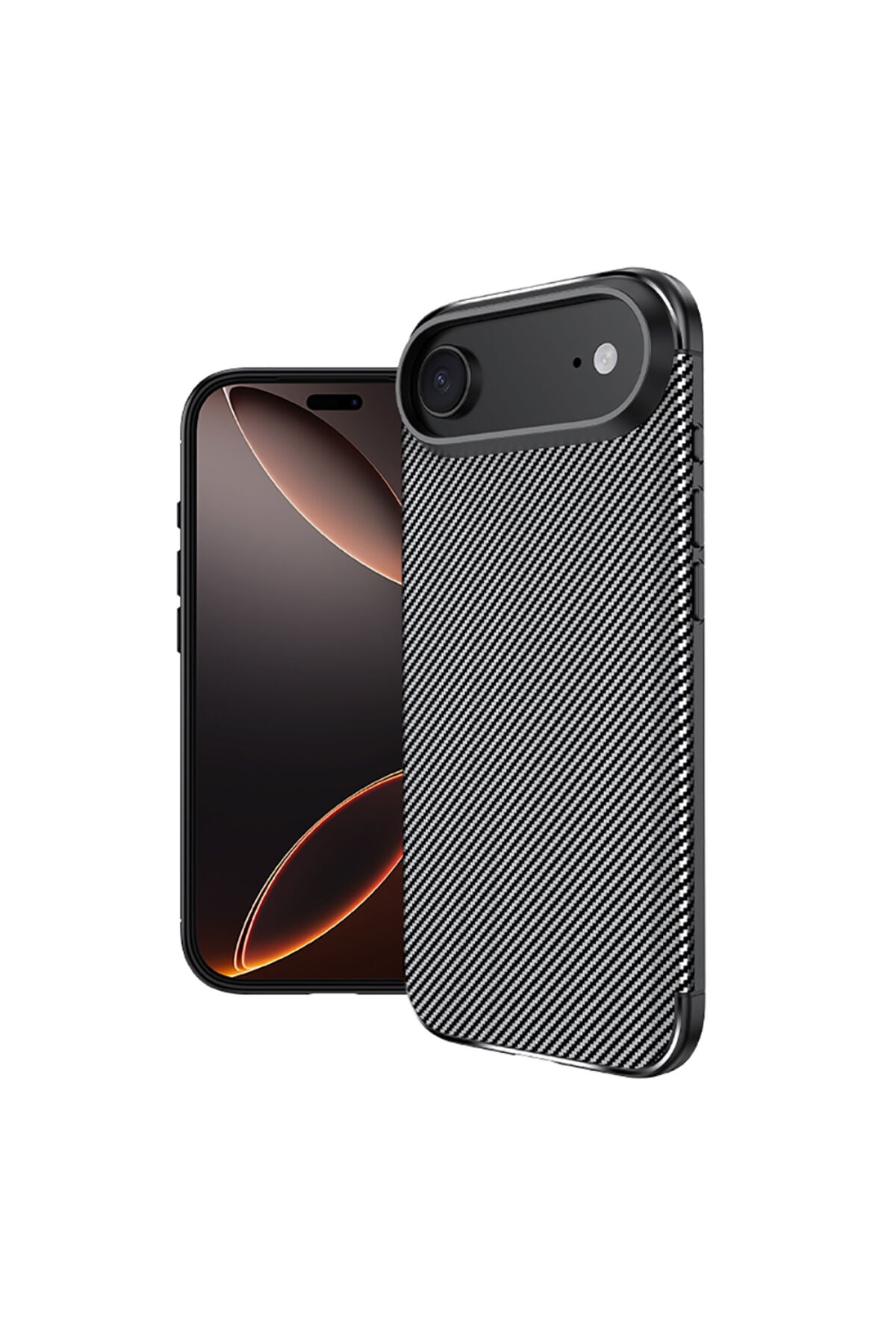 iPhone 17 Air Kılıf GZST Negro Silikon Kapak - Siyah