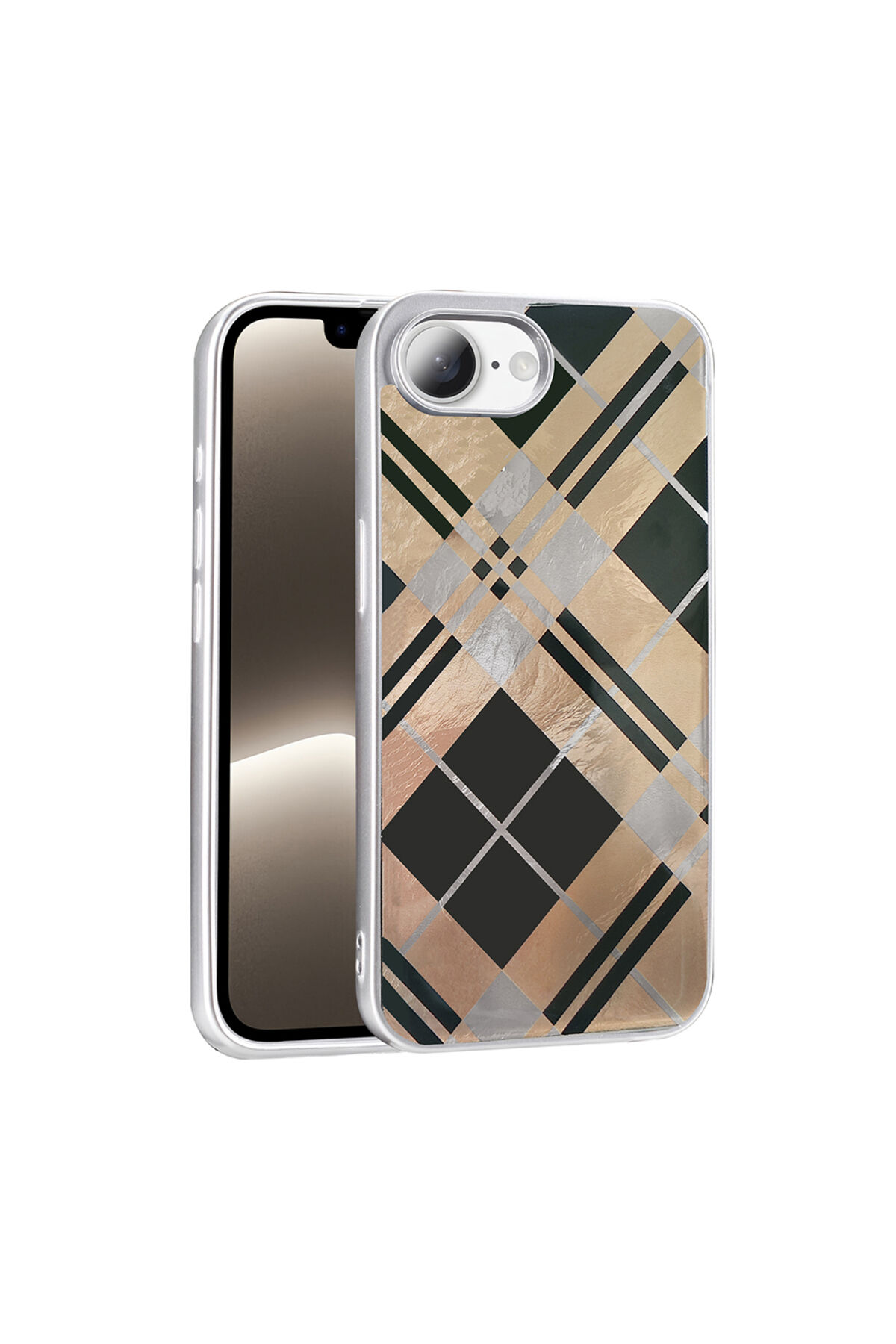 iPhone 17E Kılıf Desenli Zore Mep Kapak - İncili Fiyonk