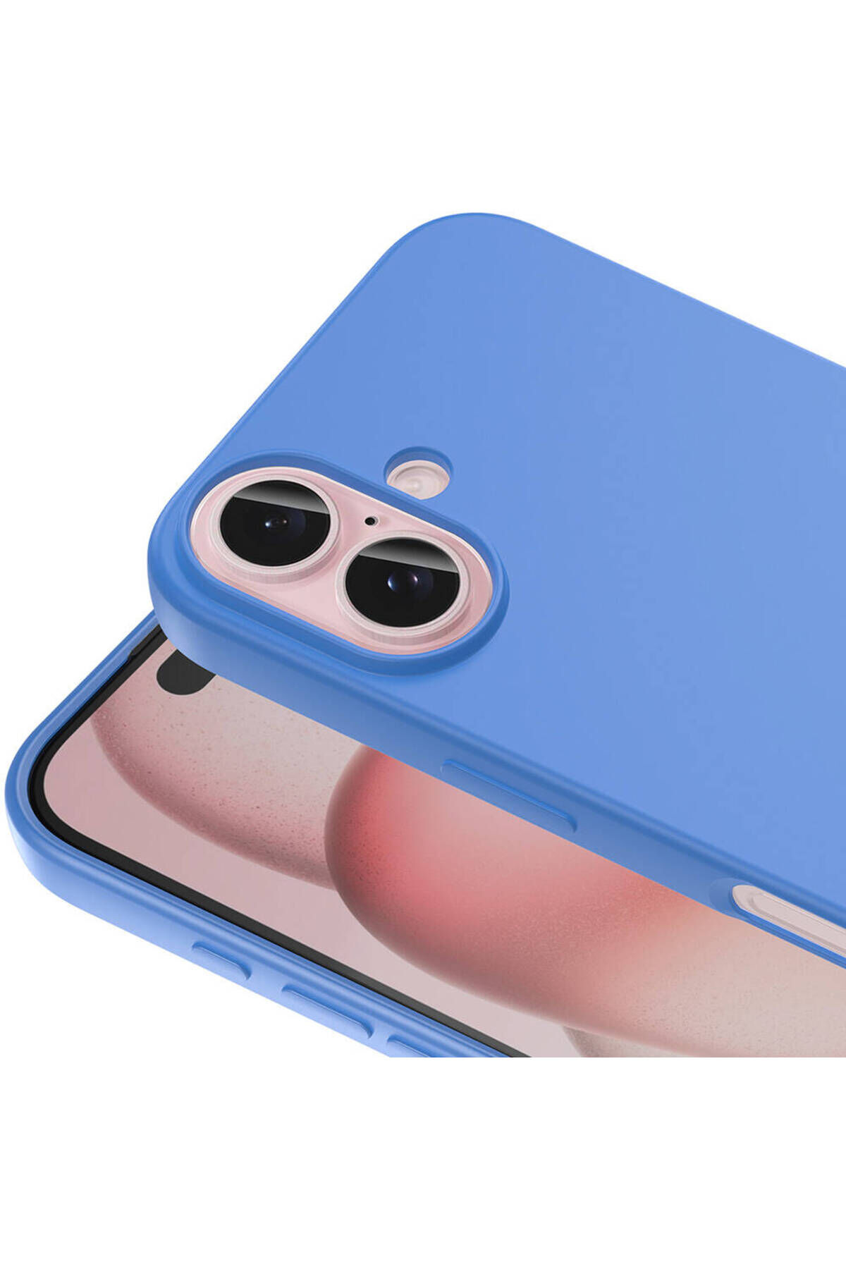 iPhone 16 Kılıf Zore Lansman Kapak - Koyu Yeşil Mavi