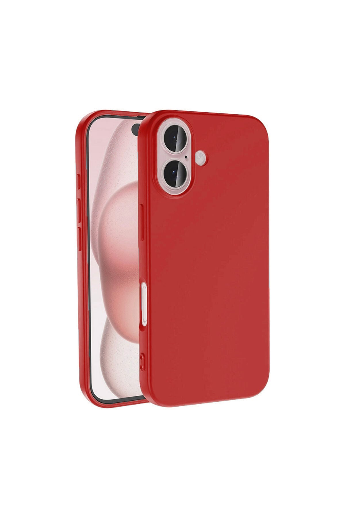 iPhone 16 Plus Kılıf Zore Lansman Kapak - Kırmızı Kırmızı