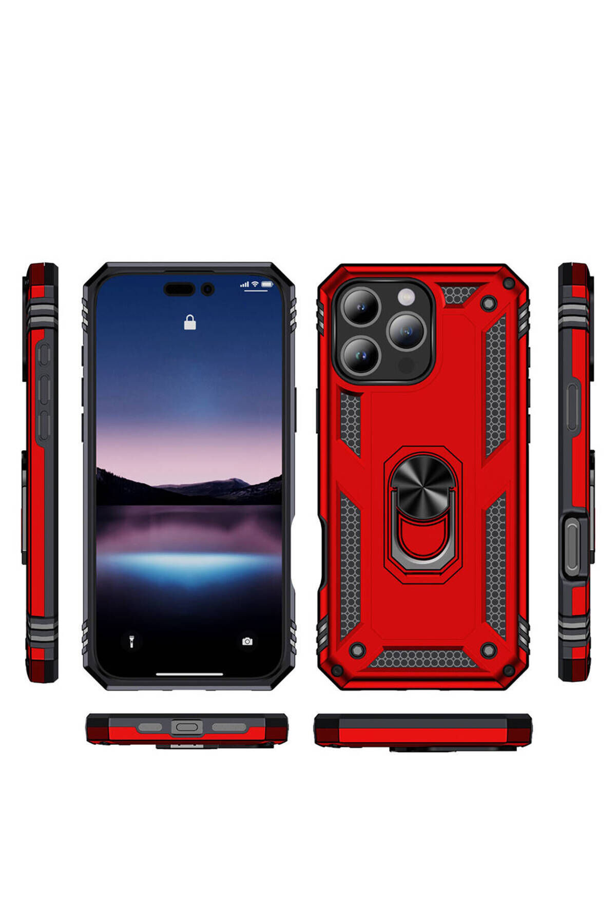 iPhone 16 Pro Kılıf Zore Vega Kapak-Siyah Siyah