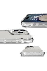 iPhone 16 Pro Kılıf ZPRB T-Max Kapak - Şeffaf Şeffaf