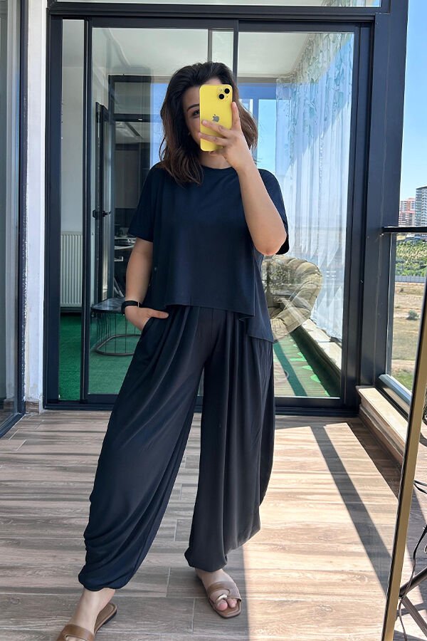 Tsihrt Pantolon Takım Füme - L