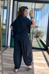 Tsihrt Pantolon Takım Füme - L