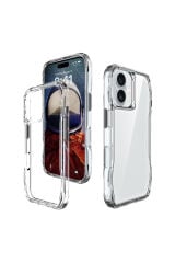 iPhone 16 Plus Kılıf Airbagli Şeffaf Zore İncek Kapak - Şeffaf Şeffaf