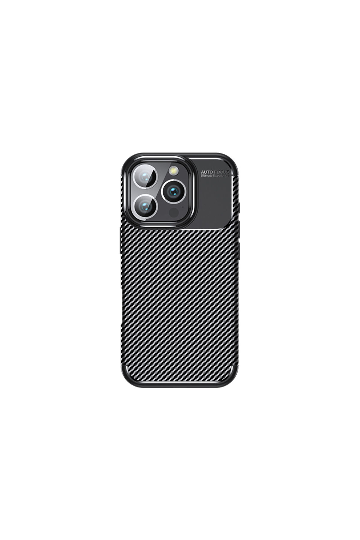 iPhone 16 Pro Max Uyumlu Zore Negro Silikon Kapak-Siyah Siyah
