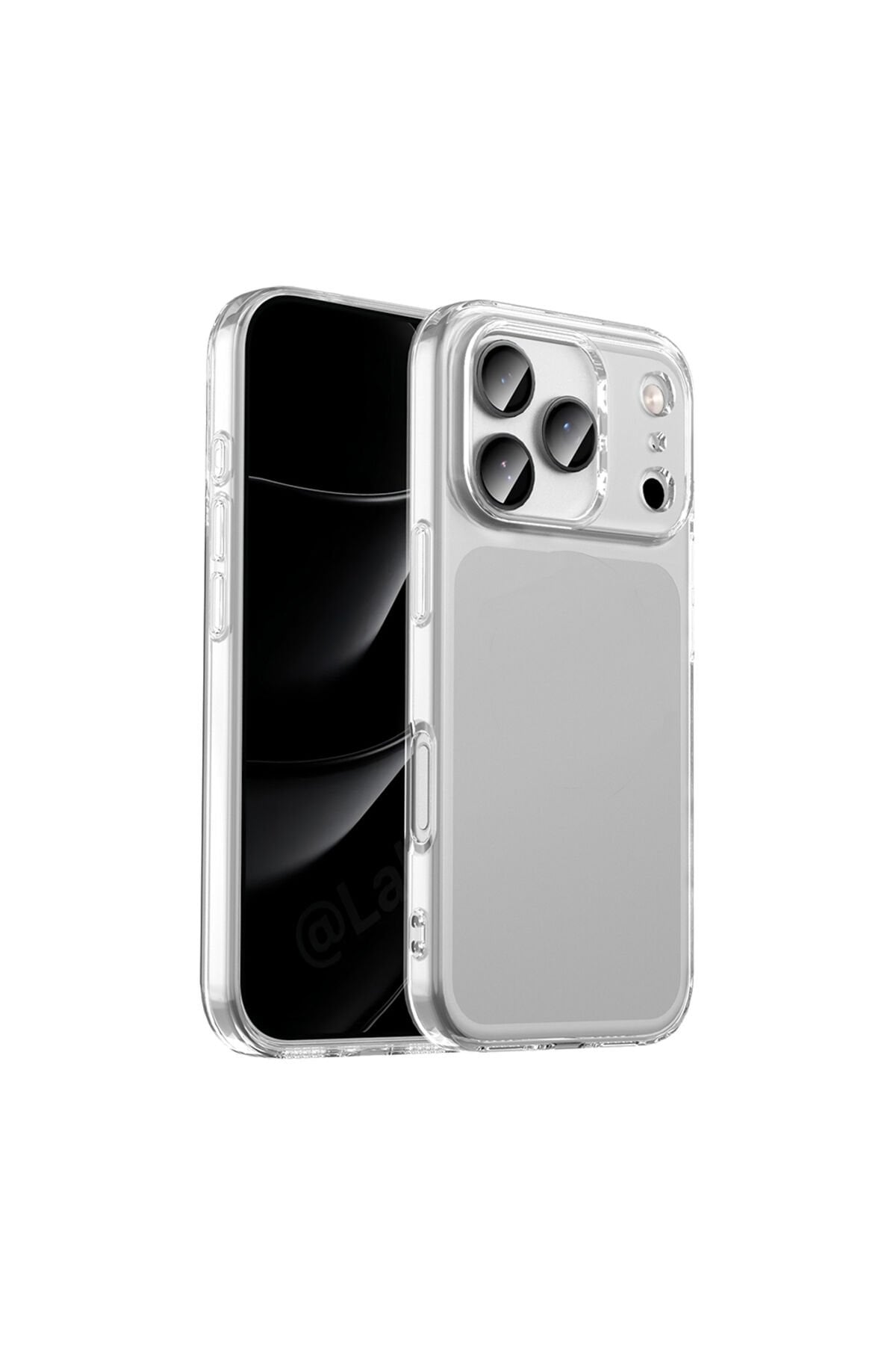 iPhone 17 Pro Max Kılıf Süper Silikon Kapak Şeffaf