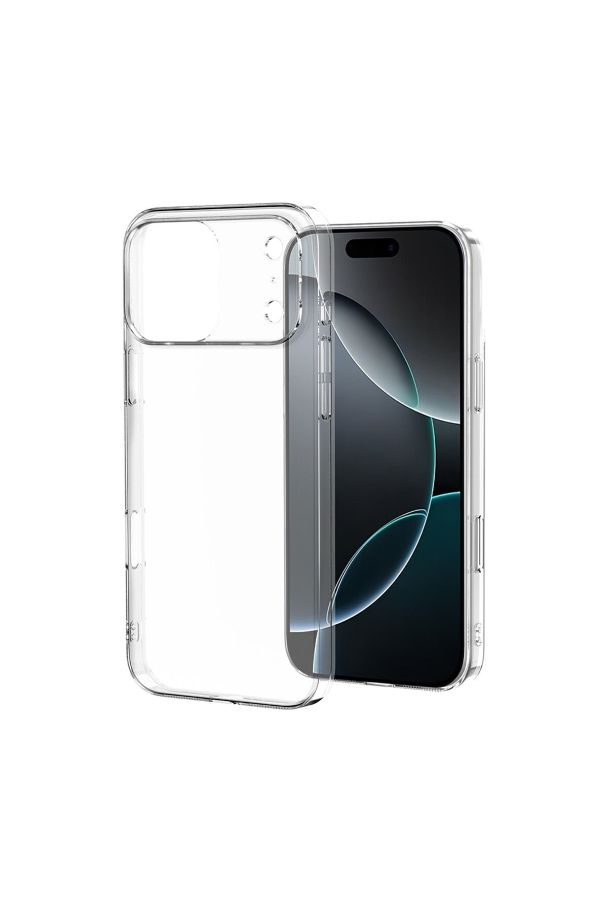 iPhone 17 Pro Max Kılıf Droga Kapak Şeffaf