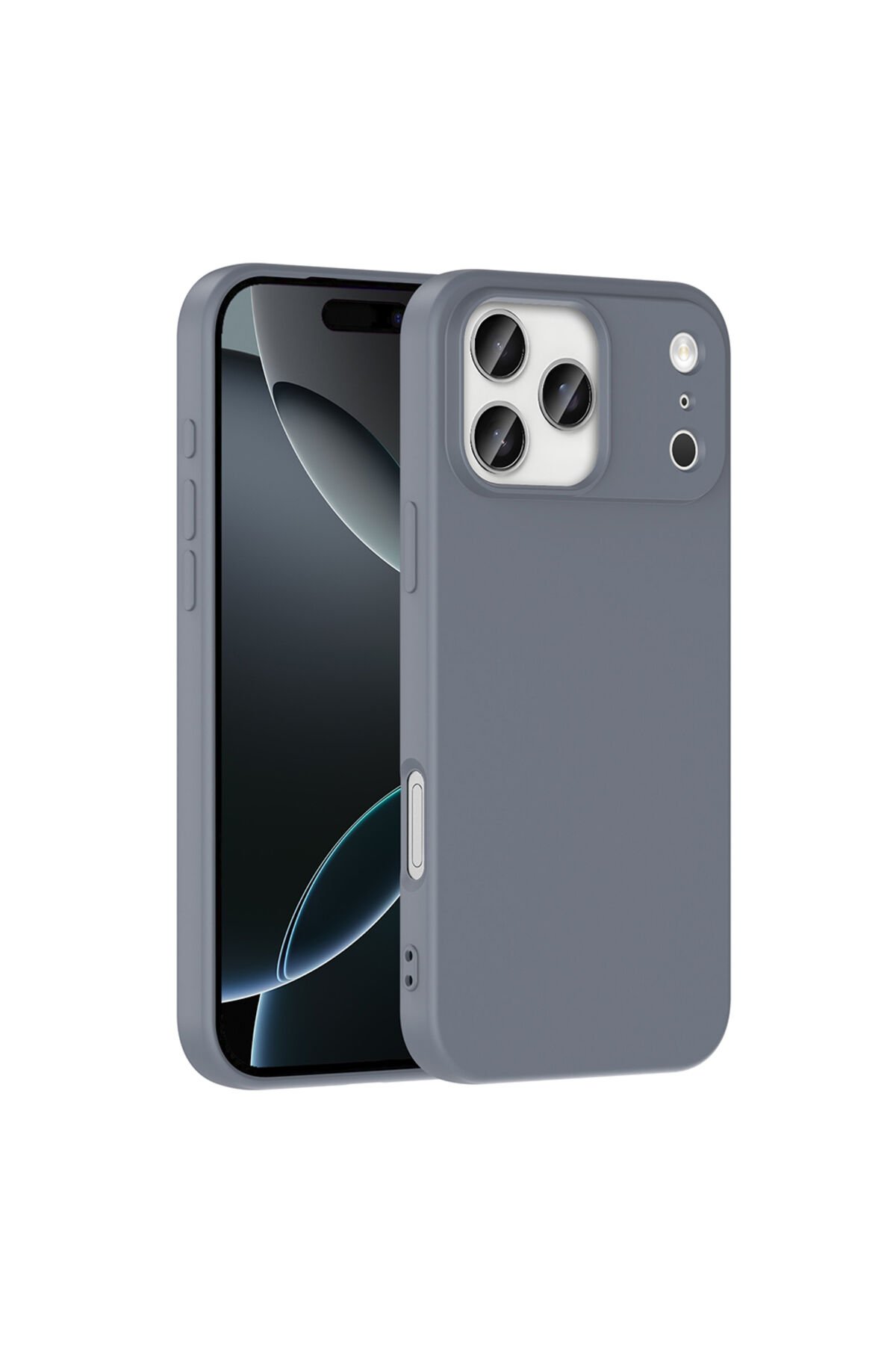 iPhone 17 Pro Max Kılıf Zore Mara Lansman Kapak Gri