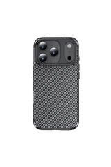 iPhone 17 Pro Max Kılıf Zore Negro Silikon Kapak Siyah