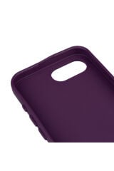 iPhone 16E Kılıf MSRA Biye Silikon - Mavi Mavi