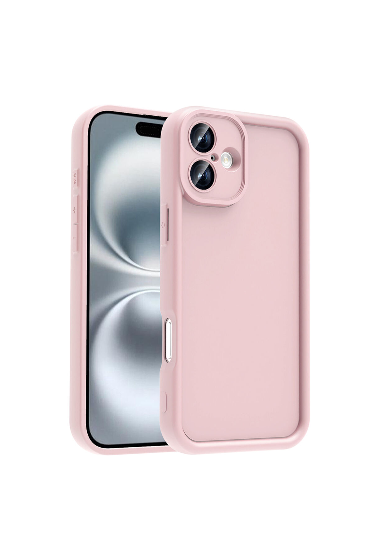 iPhone 16 Plus Kılıf Kamera Korumalı Zore Ananas Kapak - Mürdüm Pembe