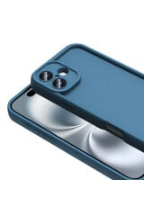 iPhone 16 Plus Kılıf Kamera Korumalı Zore Ananas Kapak - Mürdüm Koyu Yeşil