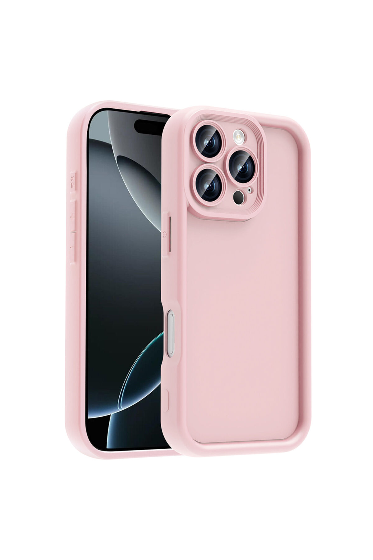iPhone 16 Pro Max Kılıf Kamera Korumalı Zore Ananas Kapak - Mürdüm Koyu Yeşil