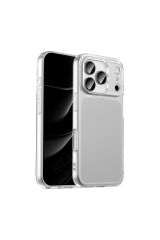 iPhone 17 Pro Kılıf Süper Silikon Kapak - Şeffaf Şeffaf