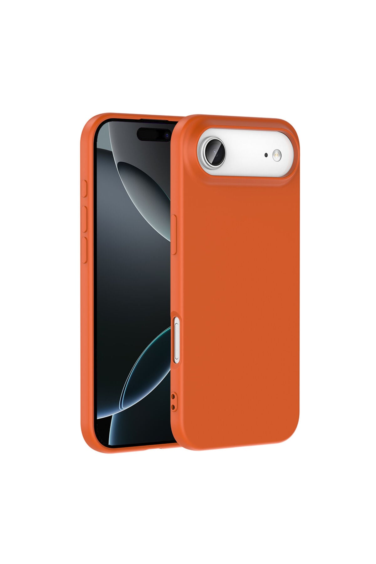 iPhone 17 Air Kılıf Zore Mara Lansman Kapak - Açık Pembe Turuncu