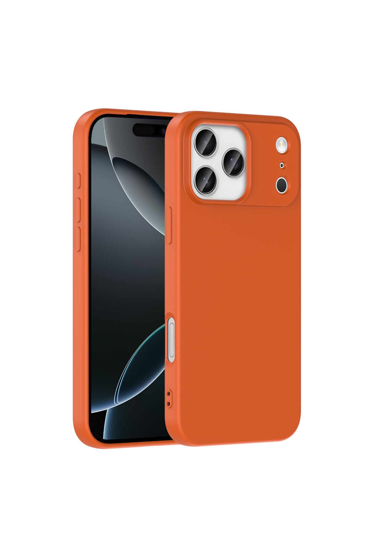 iPhone 17 Pro Kılıf Mara Lansman Kapak - Lila Turuncu