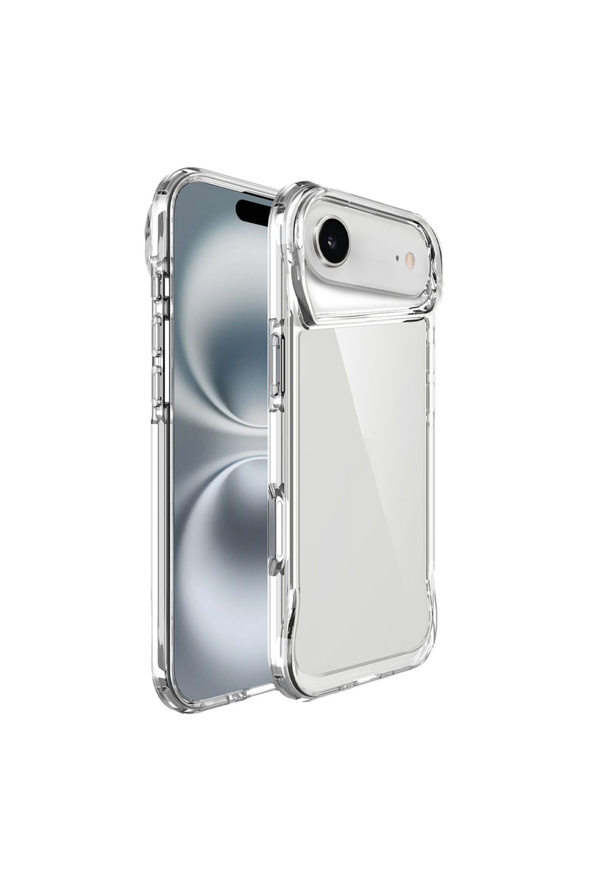 iPhone 17 Air Kılıf AKRE T-Max Kapak - Şeffaf Şeffaf