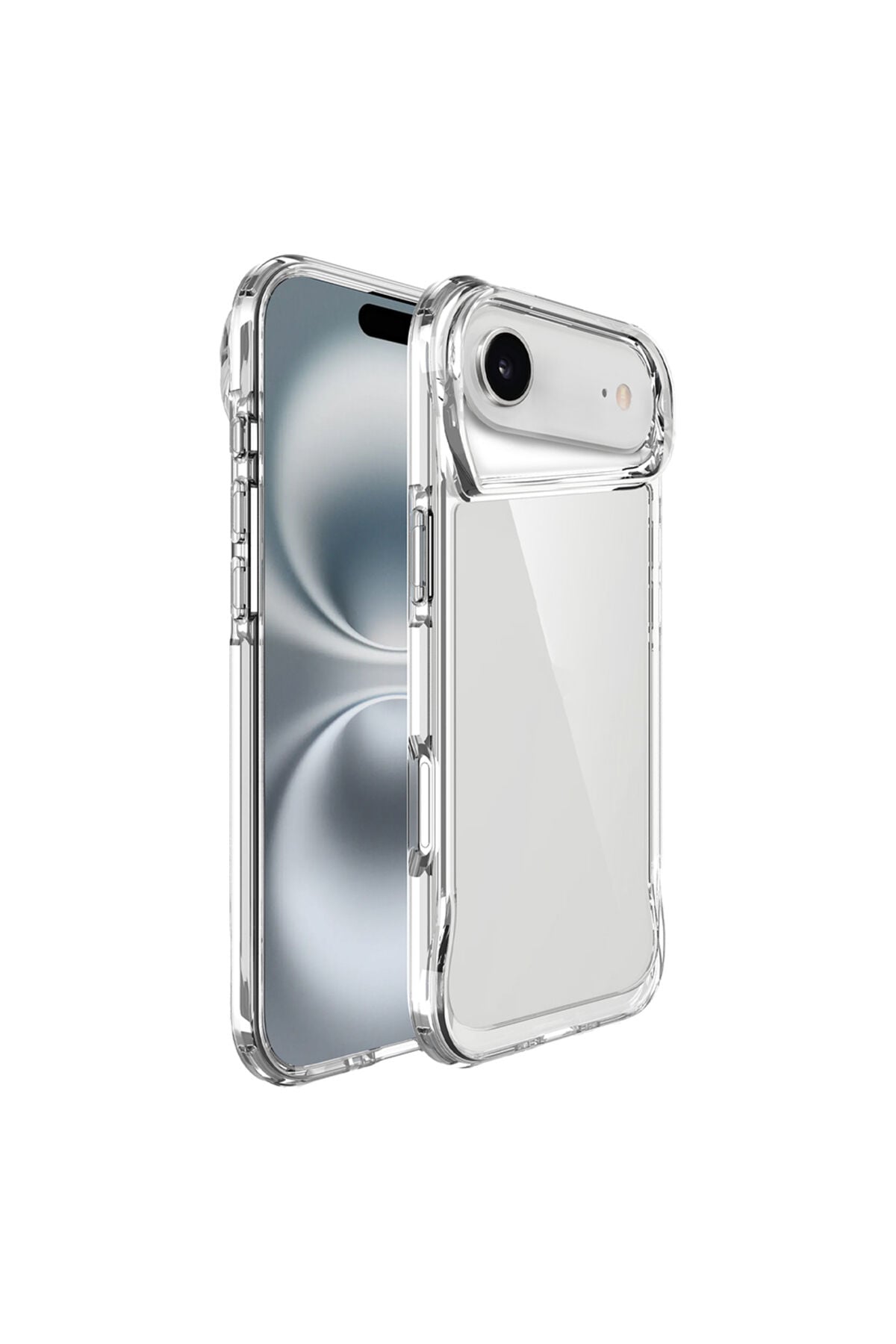 iPhone 17 Air Kılıf AKRE T-Max Kapak - Şeffaf Şeffaf
