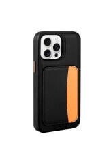 iPhone 16 Pro Kılıf Kartlıklı Zore X-Kart Silikon Kapak - Lacivert Lacivert