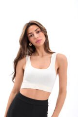 Fitilli Crop Atlet M-L - Ekru