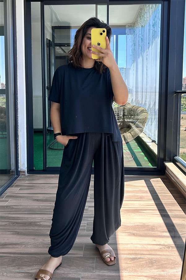 Tsihrt Pantolon Takım Füme - L