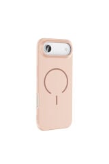 iPhone 17 Air Kılıf M-safe Şarj Özellikli Zore Meta Kapak - Siyah Kahverengi