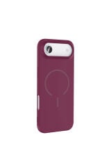 iPhone 17 Air Kılıf M-safe Şarj Özellikli Zore Meta Kapak - Siyah Kahverengi