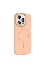 iPhone 16 Pro Max Kılıf Magsafe Şarj Özellikli Zore Ruby Silikon Kapak - Lacivert
